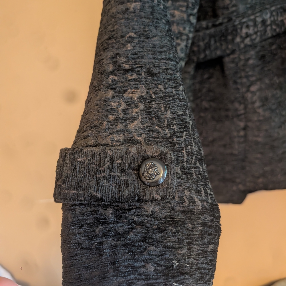 BKE Women's Black Textured Coat - Picture 8 of 9